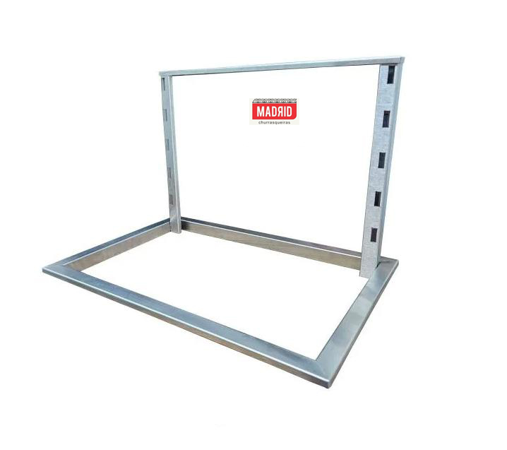  Suporte de fundo INOX 430- 0,60x0,40 - ARGENTINA