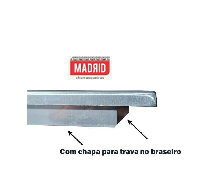  Suporte de fundo INOX 430- 0,60x0,40 - ARGENTINA