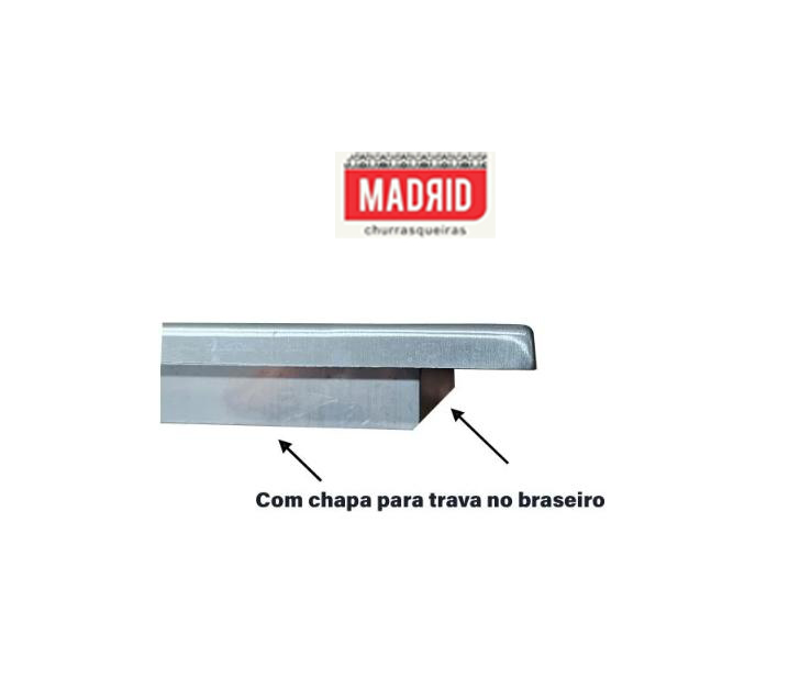 Suporte de fundo INOX 430- 0,60x0,40 - ARAMADA