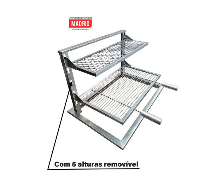 Suporte de fundo INOX 430- 0,60x0,40 - ARAMADA