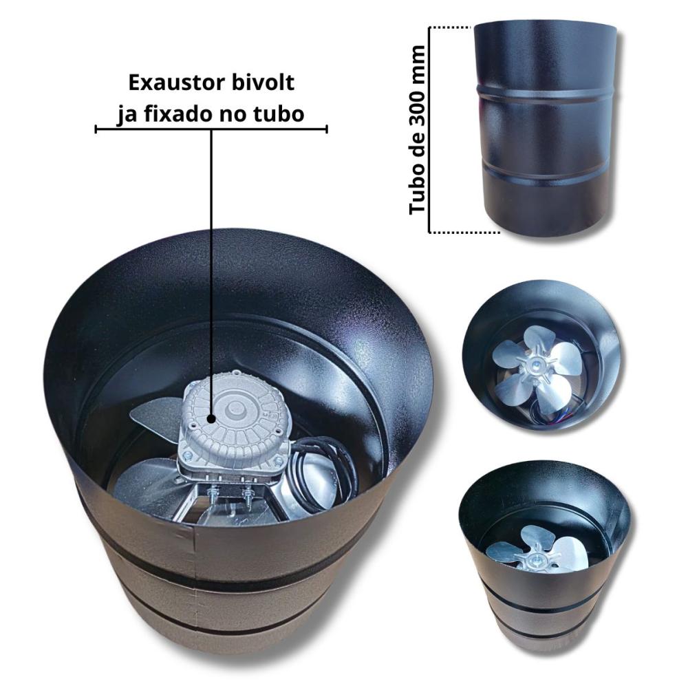 Kit Completo Churrasqueira Gourmet Pequeno 70x50